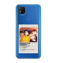 Xiaomi Redmi 9C / 10A Uyumlu Wonder Egg Priority Tasarımlı Şeffaf Telefon Kılıfı