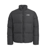 Erkek JJMAX Puffer Mont – Siyah, Dik Yaka, Su Geçirmez, Regular Fit, Kışlık Şişme Mont (Gri)
