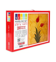 Ebru Boya Seti A4 20 Parça 1 Paket Südor Ebru Sanatı Seti 1 Paket (Çok Renkli)
