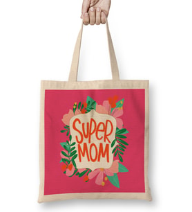 En Çok Satılan Supermom Süperanne 03 Bez Çanta Uzun Saplı