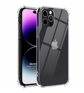 Microsonic Apple iPhone 14 Pro Max Kılıf Shock Absorbing Şeffaf (Renksiz)