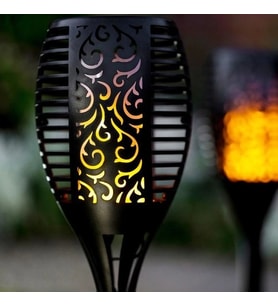 Alev Efektli Solar Bahçe Lambası (51 cm)