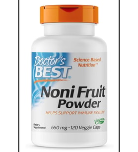 Doctor's Best, Noni Fruit  650 mg, 120 Veggie Capsul.Usa Menşei.OZELSPORCUGIDALARIN'DAN (Renksiz)