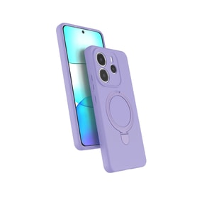 Xiaomi Redmi Note 14 4g Regal Magsafe Standlı Kapak - Lila