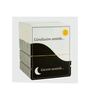 2'li Gece Gündüz Bileklik Kartı (Siyah)