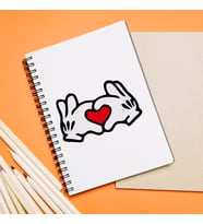 Mickey & Minnie Mouse Sevgili Çift Tasarımlı Defter