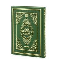 Furkan 17742 Cami Boy Tecvidl Kuranı Kerim Termo Deri Cilt Yeşil Renk