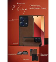 ERTAN Samsung Galaxy A56 Kılıf Flip Cover - Siyah