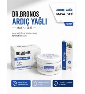 DR.BRONOS Ardıç Yağlı Masaj Kremi 150 ml. Ardıç Yağı 20 ml.