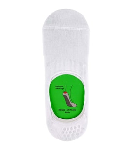 Jiber Erkek Bambu Babet Çorap 7001- 12 Adet (Beyaz)