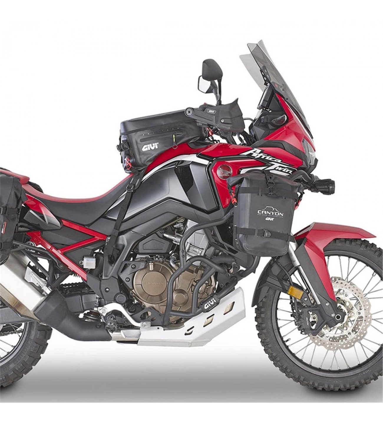 GIVI GRT722 2点セット Gıvı Grt722 Yan Çanta Siyah 8lt