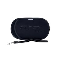 Psp 2000/3000 Soft Çanta Kılıf ve Bileklik Siyah Psp 2000/3000 Uyumlu