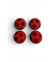 Ps5 Ps4 Ps3 Xbox One S x Ns 2 Çift Analog Koruyucu Futbol Desenli Gamepad Silikon Başlık