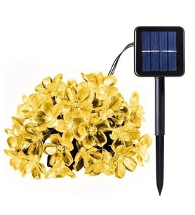 Solar 5m 50 Led Papatya Gün Işığı 8 Fonksiyonlu (Çok Renkli)