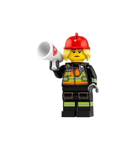 Lego Minifigür - Seri 19 - 71025 - 8 Fire Fighter (Çok Renkli)