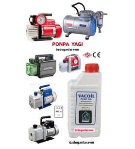 Üniversal Vakum Pompası Makinesi Mineral Yağ  1 Lt,