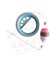 SAFARİ AV BAYİ SBS Kasnaklı Turna Seti - Hazır Yayın Takımı El Oltası - 3'lü Iğneli Çelik Telli Olta