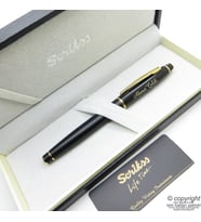 Scrikss Special İsme Özel Bitter Siyah Altın Roller Kalem