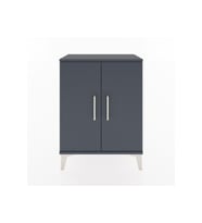 Arges Komodin 2 Raflı 2 Kapaklı 60x30x80 Antrasit-Antrasit