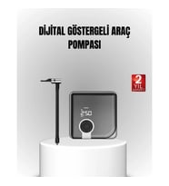 Mey İthalat® 6000mAh Bataryalı Type-C Şarjlı Mini Hava Kompresörü LED Işıklı