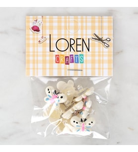 Crafts Beyaz 8'Li Düğme - 3023