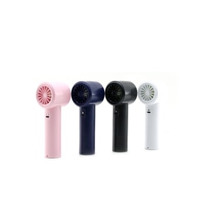 Mini El Fanı - Ayarlanabilir Hız - Dijital Gösterge - 5W - Karışık Renk
