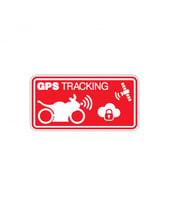 4 adet Gps Tracing Takip Etiketi Uyarı Yapıştırması 10cm  md8