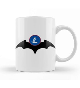 Llitecoin To The Moon LOGO Kupa Bardak Porselen