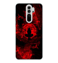 Xiaomi Redmi Note 8 PRO Uyumlu İtachi Uchiha Tasarımlı Şeffaf Telefon Kılıfı