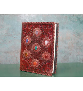 Taşlı Deri Defter
