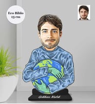 Kişiye Özel  Kahraman Doktor Erkek Ahşap Eco Biblo -2