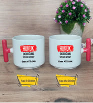  Hukuk Okuduğumu Söylemiş Miydim  Kupa Bardak T Kırmızı Kulplu Hukuk Öğrencisine Hediye