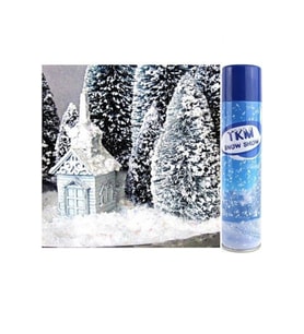 Yılbaşı İçin Kar Spreyi Yılbaşı Ağacı Süsleme Spreyi Snow Spray (Beyaz)