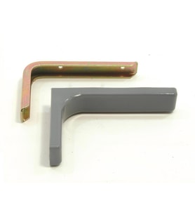 Raf Altı Bağlantı Aparatı Kapaklı 12cm (2 Adet) Kayın (Karışık)