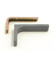 Raf Altı Bağlantı Aparatı Kapaklı 12cm (2 Adet) Kayın (Karışık)
