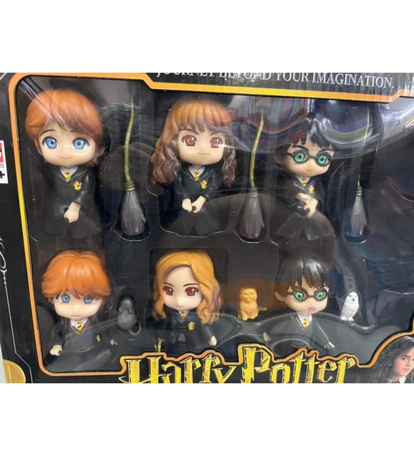 Harry Potter Hermione Ron Koleksiyon Figür Biblo Seti 6 Parça