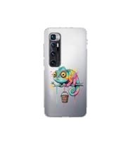 Xiaomi Mi 10 Ultra ile Uyumlu Splash Bukalemun Tasarımlı Şeffaf Silikon Kılıf