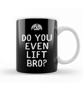 Funny Snowboarding Do You Even Lift Bro Ski Lift Kupa Bardak Porselen