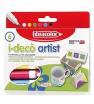 Fibracolor i-Deco Artist Dekorasyon Kalemi 6 Renk 