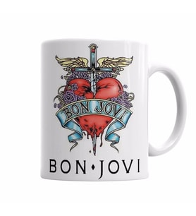 Bon Jovi   Guns and Roses Poison Cinderella Skid Row Aerosmith Whitesnake Kupa Bardak Porselen