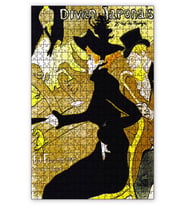 Cakapuzzle Divan Japonais Henri de Toulouse Lautrec Puzzle Yapboz MDF (Ahşap) (120 Parça)