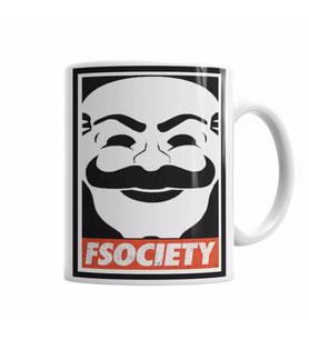 fsociety    Kupa Bardak Porselen