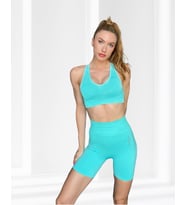 Fitinsane Seamless Toparlayıcı Mint Kısa Spor Tayt