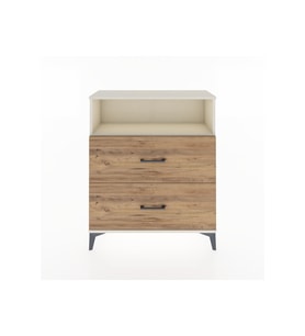 Arges Şifonyer Tek Raflı 2 Çekmeceli 88x30x106 Aytaşı-Çam