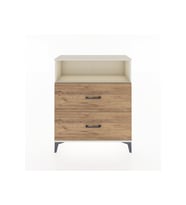 Arges Şifonyer Tek Raflı 2 Çekmeceli 88x30x106 Aytaşı-Çam