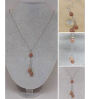 Güneş Taşı Zincirli Kolye (24400)