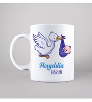 HoşGeldin Bebek Tasarımlı Kupa Kişiye Özel
