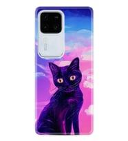 Vivo V30 Kılıf Hayat Serisi Desenli Üzgün Kedi-product Code 2005