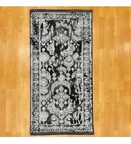 Etnik Desenli 80 x 150 Modern Yün Halı