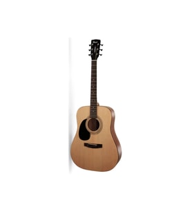 Cort AD810LHOP Solak Akustik Gitar Naturel Renk, Open Pore Bitiş, Ladin Kapak, Maun Gövde